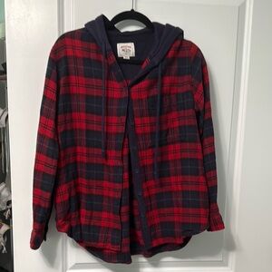 Red and Navy Flannel